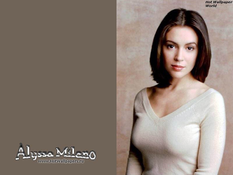 Alyssa Milano (обои для рабочего стола - wallpapers)