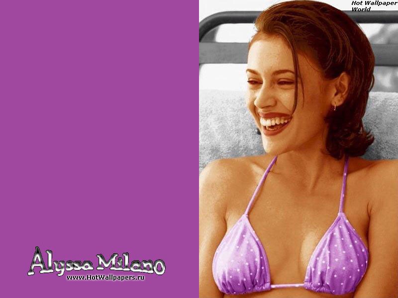 Alyssa Milano (обои для рабочего стола - wallpapers)