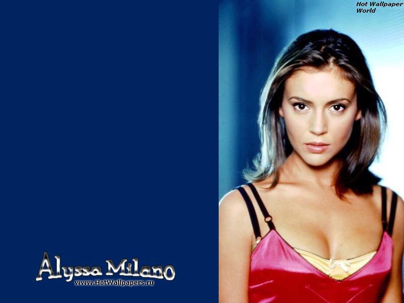 Alyssa Milano (обои для рабочего стола - wallpapers)