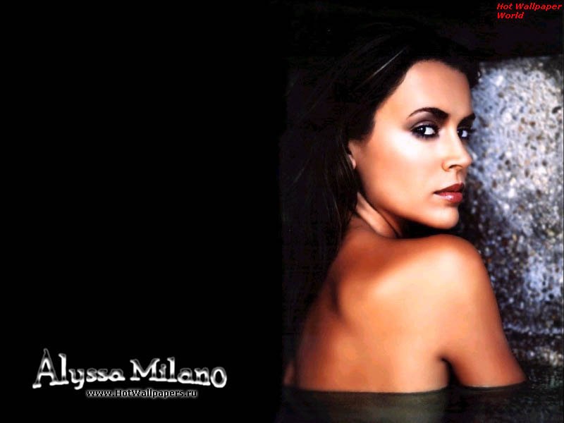 Alyssa Milano (обои для рабочего стола - wallpapers)